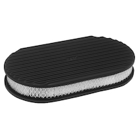 Proflow Air Filter Assembly Black Fins Oval 15 x 2  PFEAF48050