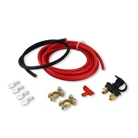 Proflow Battery Relocation Kit 5 meter red /1 meter Black Battery Cables Battery Terminals Side Post Adapter Isolator Switch 12v 200amp. PFEBT-900
