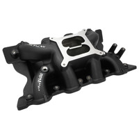 Proflow Intake Manifold RPM AirMax Dual Plane Aluminium Black Square Bore For Ford 351C 2V/4V/Edelbrock PFEM7564-BK