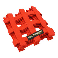 Proforce Window Net Red Nylon Ribbon Rectangle 23 in. x 23 in. x 18 in.