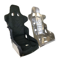 Proforce Safety Seat Aluminium Seat 65 series Road Race with Cloth Cover Black Highback 16in. Wide 