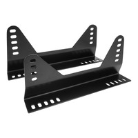 Proforce Seat Mount Steel Black Universal. Heavy Duty 160mm Tall Pair