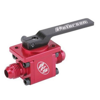 Peterson Panel Mount Inline Ball Valve -6 AN To -6 AN Male