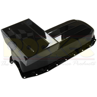 Super Pan Oil Pan Suit Holden Torana LC-LJ With SB Chev V8 2 Piece Main Seal R/H Dipstick