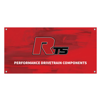 RTS Vinyl Banner 1500mm x 750mm, RTS Logo, Each