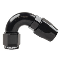 Raceworks Cutter Hose Fitting AN-4 120 Deg RWF-104-04BK