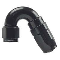 Raceworks Taper Hose Fitting AN-4 150 Deg RWF-115-04BK