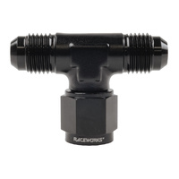 Raceworks Fitting Tee - Swivel On Branch AN-3 RWF-144-03BK