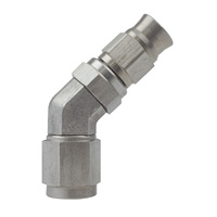 Raceworks Teflon Hose Fitting AN-3 45 Deg Stainless Steel RWF-202-03SS