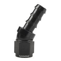 Raceworks Push Lok Hose Fitting AN-4 30 Deg RWF-407-04BK