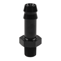 Raceworks Fitting Male NPT 1/8'' To 3/8'' (AN-6) Barb RWF-421-02-06BK