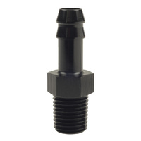 Raceworks Fitting Male NPT 1/4 ''to 3/8'' (AN-6) Barb RWF-421-04-06BK