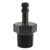 Raceworks Fitting Male NPT 3/8'' To 1/4'' ( AN-4) Barb RWF-421-06-04BK