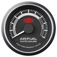 SAAS Air Fuel Ratio Gauge Narrow Band 52mm Muscle Black SG-AF52B