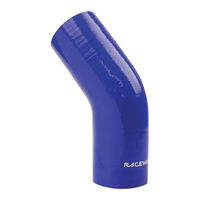 Raceworks Silicone Hose 45-Degree Elbow 0.5'' (13mm) Blue SHE-045-050BE