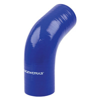 Raceworks Silicone Hose 67-Degree Elbow 2'' (51mm) Blue SHE-067-200BE