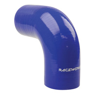 Raceworks Silicone Hose 90-Degree Elbow 0.5'' (13mm) Blue SHE-090-050BE