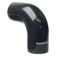 Raceworks Silicone Hose 90-Degree Elbow 0.5'' (13mm) Black SHE-090-050BK