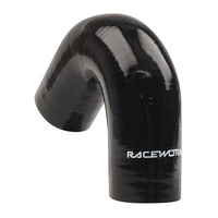 Raceworks Silicone Hose 135-Degree Elbow 2.75'' (70mm) Black SHE-135-275BK