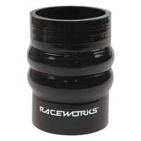 Raceworks Silicone Hose Double Hump 2'' (51mm) Black SHH-200BK