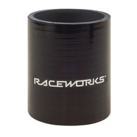 Raceworks Silicone Hose Straight 0.75'' (19mm) X 60mm Black SHS-075BK