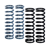 Strange Coilover Springs 12 in. Length 125 lbs. 2.5 in. ID Blue Powdercoated Pair