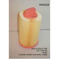 Wesfil air filter for Mercedes Benz C180K 1.8L 10/02-06/08 CL203/W203 Petrol 4Cyl M271-946 MPFI DOHC 16V  WACF0023 = One Piece