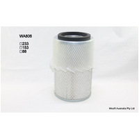 Wesfil air filter for Ford Trader 3.0L D 04/79-1985 509 Diesel 4Cyl HA Carb