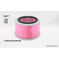 Wesfil air filter for Mitsubishi Fuso Canter FC432 2.6L 1986-1992 Petrol 4Cyl 4G54