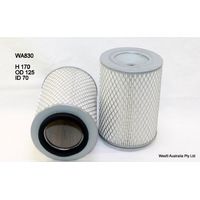 Wesfil air filter for Nissan Urvan 2.4L 1987-1993 E24 Petrol 4Cyl Z24S