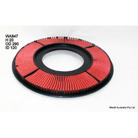 Wesfil air filter for Mazda 323 1.6L 10/89-1995 BF Petrol 4Cyl B6