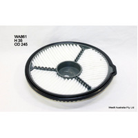 Wesfil air filter for Holden Barina 1.3L 01/89-1994 MF/MH Petrol 4Cyl G13B