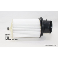 Wesfil air filter for Honda Integra 1.8L 06/89-2001 DA/DC Petrol 4Cyl B18A1, B18B1/2 MPFI