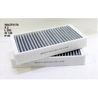 Cooper cabin filter for Mercedes Benz GL320 3.0L V6 CDi 11/06-01/10 X164 Turbo Diesel OM642-940 CRD DOHC 24V WCF114 = With Water Sensor Connection