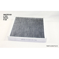 Cooper cabin filter for Smart ForTwo 1.0L 02/08-on A451 Petrol 3Cyl 3B21A/3B21B MPFI