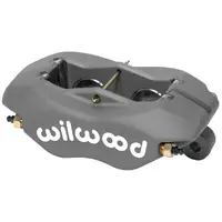 Wilwood 4 Piston Lug Mount Forged Billet Dynalite Caliper (Grey) 1.38"/1.38" Bore Size, 0.81" Disc Width, 7112 Pad Plate WB120-6806