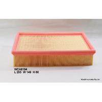 Wesfil air filter for BMW 318i 1.8L 04/91-1993 E36 Petrol 4Cyl M40B18