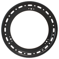 Weld Racing Sprint Beadloc Ring Black Suit 15" Rim, Bolt On Beadloc Ring With Dzus On Flange (No Cover)