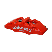 Wilwood Caliper DP6 Lug 0.81 in. Rotor Width 13.00 in. Rotor Dia. 1.62/1.38/1.38 in. Bore RH Aluminum Red Each