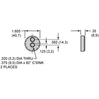 Wilwood PAD 4009-10 SPOT .35 THK AXLE SET