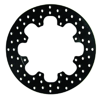 Wilwood Rotor 0.35 Width 11.44 in. Dia. 8 x 7.00 in. Bolt Circle Steel Solid Drilled Black Oxide Each