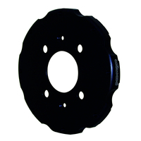 Wilwood Hat Big Brake 8x7.00 in Rotor 0.450 Offset 2.53 in. Reg 4x3.93 in. Hat Fixed Mt Alum Black E-Coat Each