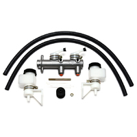 Wilwood Master Cylinder Tandem Remote 1.00 in. Bore Tandem Outlet Alum/ Plastic Bare Remote 9.88 in. Length Kit