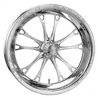 Weld Racing Wheel V-Series Frontrunner 15x3.5 Size Anglia Spindle Bolt Pattern 1.75 in. Backspace Polished  Each WE84P-15000