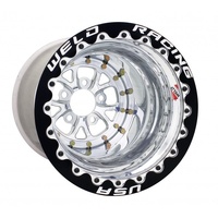 WELD V-Series Drag Wheel Polished Black SBL MT WE84PD-BSBLMT