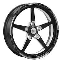 Weld Racing Wheel Alumastar Frontrunner 17x3.5 Size Strange Spindle Bolt Pattern 1.75 in. Backspace Black  Each WE88B-17001