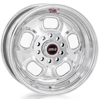 Weld Racing Wheel Rodlite 15x8 Size 5x4.5 Bolt Pattern 3.5 Backspace Polished Center Polished Shell Each WE93-58346