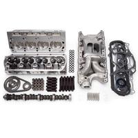 Edelbrock Top End Engine Kit Power Package Intake Heads Cam Timing Chain Head Bolts FE For Ford 418 HP-434 TQ Kit eb2044